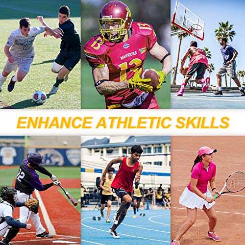 XGEAR Speed Agility Training Set Indoor Outdoor TPE Adjustable Rungs