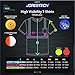 JORESTECH Safety T Shirt Reflective High Visibility Short Sleeve Yellow/Lime ANSI Class 2 Level 2 Type R TS-01 (2XL)