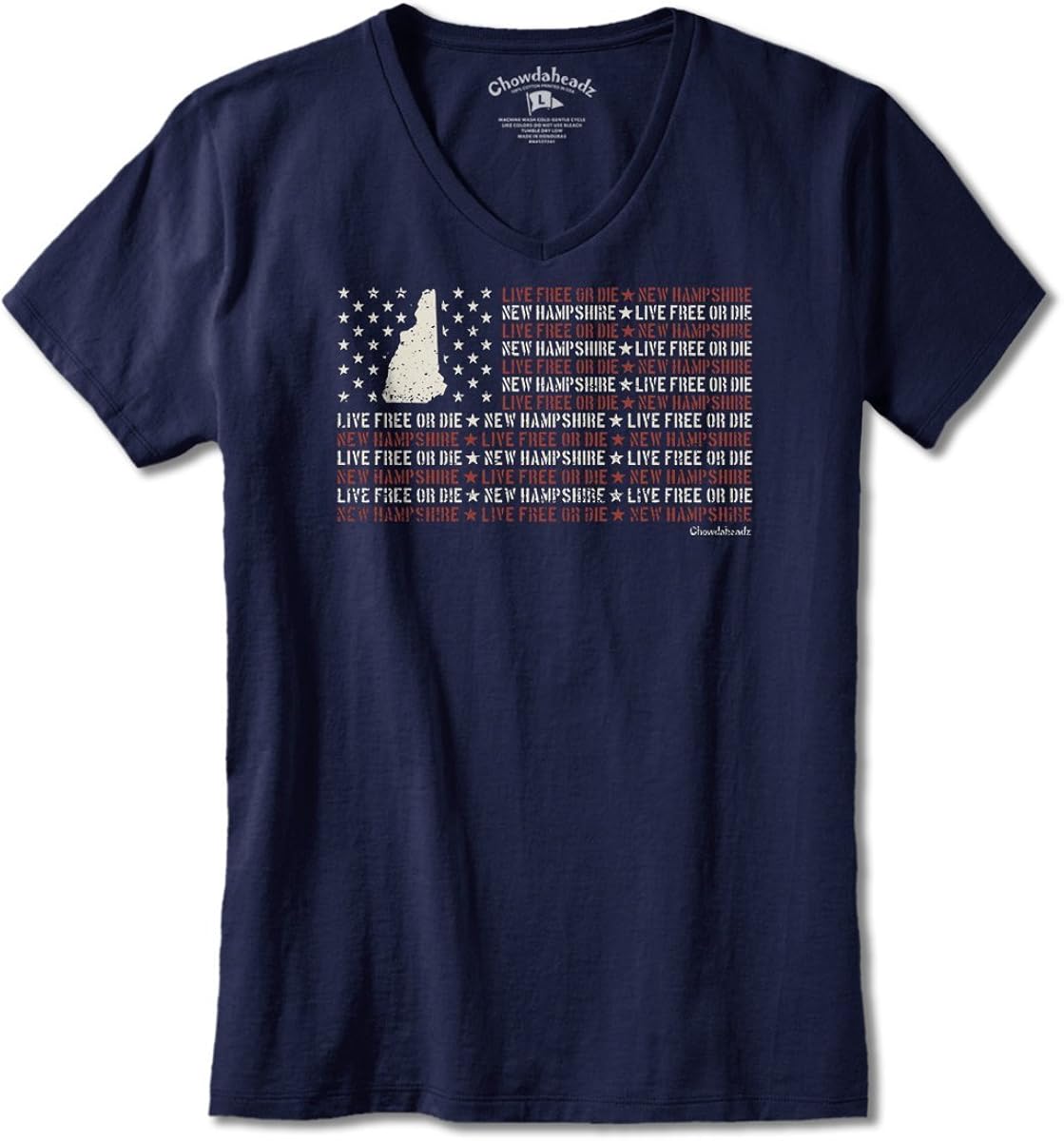 Amazon Com New Hampshire Live Free Or Die Flag T Shirt Clothing