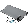 MWRF ESD Mat Kit with Wrist Strap and Grounding Cord - MWRF Source (2.5ft x 4ft, Gray)