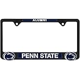 Elektroplate Officially Licensed – Penn State University Alumni Black Metal License Plate Frame with 3D Logos affixed | Premium Metal Car Tag Holder | Weather-Proof Automotive Accessory