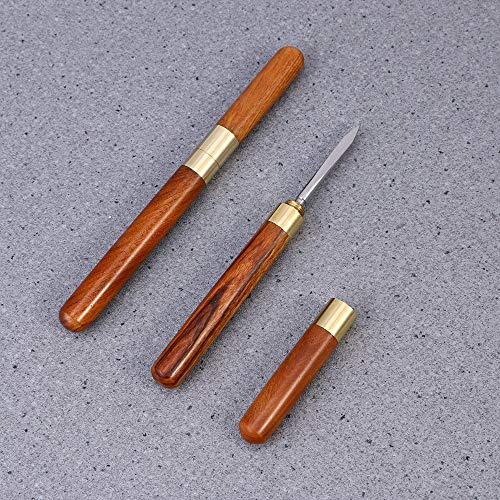 3pcs Portable Stainless Steel Ice Pick Ice Tool with Safety Cover,Wood Handle