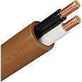 SYSTON 18/2 LVT Low Voltage Thermostat Doorbell HVAC Heating Control Cable Wire, 18 Gauge 2 Conductors 100% Solid Copper CL3R