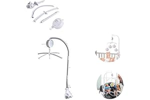 DOGXIONG 26 Inch (66 cm) Baby Crib Mobile Bed Bell Holder Music Box Holder Arm Bracket Baby Bed Stent Set Mobile Hanger Set for Baby Bed Mobile Bed