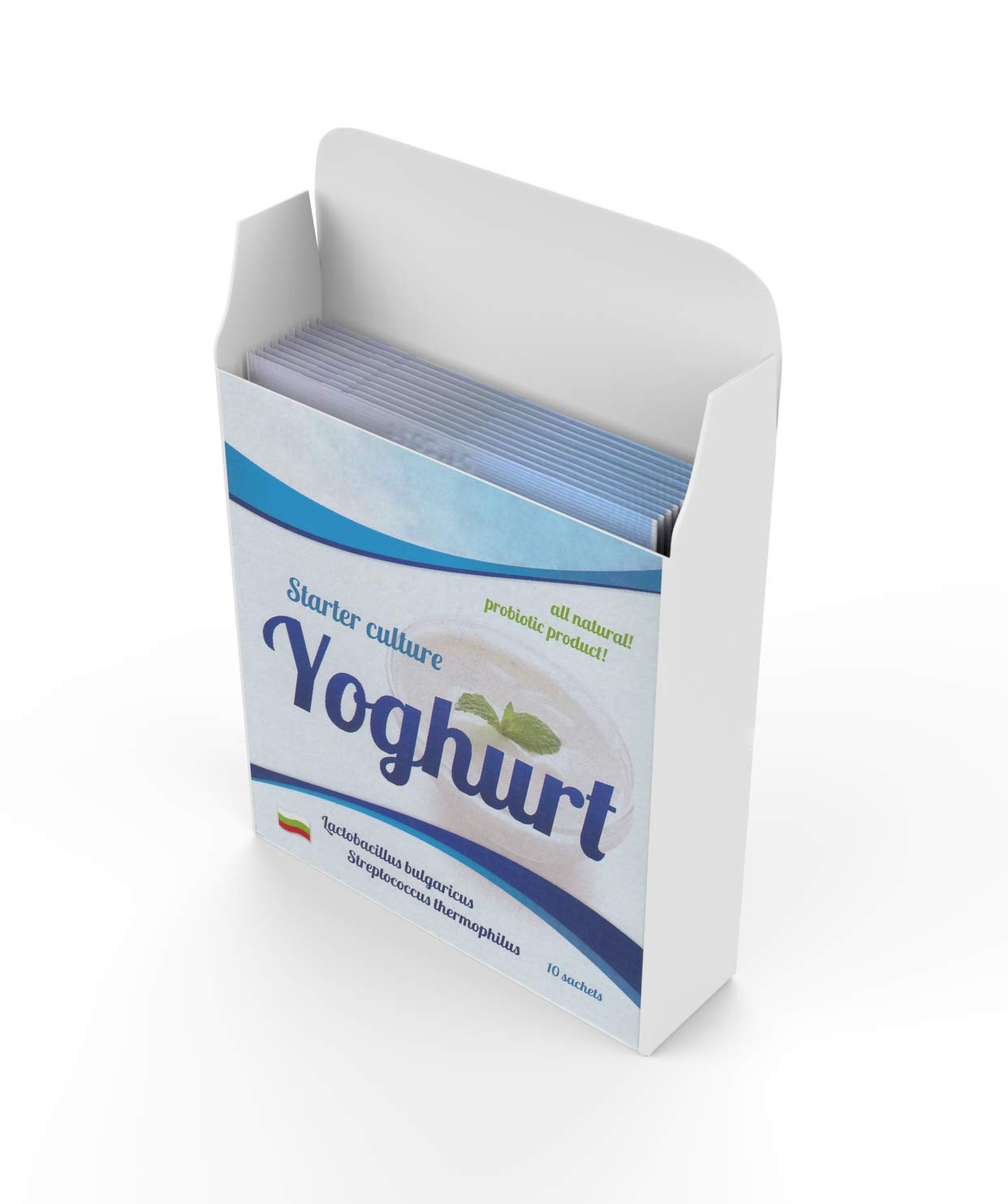 Yogurt Starter Cultures Pack of 10 Freeze Dried Sachets For Plain