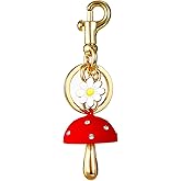 FYXYZ Cute Mushroom Keychain Bag Charms Purse Key chains Women Cute Car Keyrings Accessories Decor Gift for her Purse