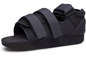 GHORTHOUD Post op Shoes for Broken Toe Medical Walking Shoes Cast Foot Brace for Foot Surgery Operation,Fracture or Ulcer (XL)