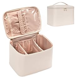OCHEAL Makeup Bag, Portable Cosmetic Bag, Large