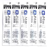 Zebra Sarasa Clip 0.3 Gel Ballpoint Pen Blue Ink Refills, 0.3mm, Set of 5 (Japan import) [Komainu-Dou Original Package]