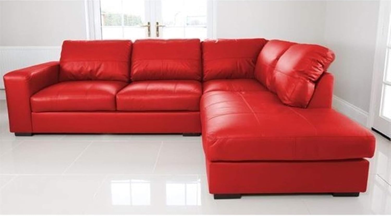 Sofas And More Westpoint Corner Sofa Faux Leather Right Hand