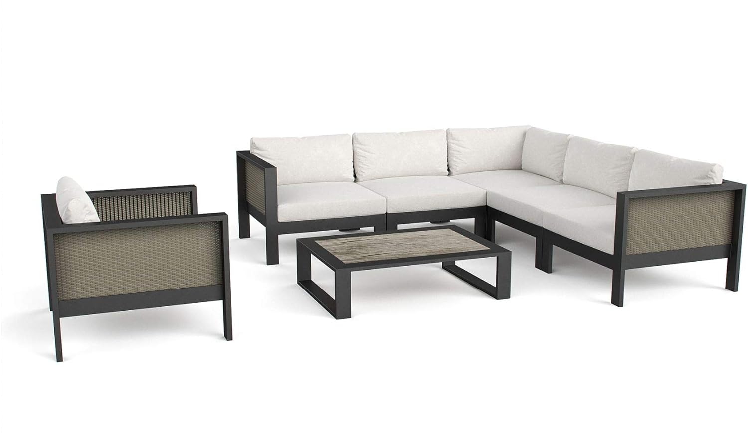 Amazon.de: ARTELIA Herkules Luxus Loungemöbel Set - Aluminium und