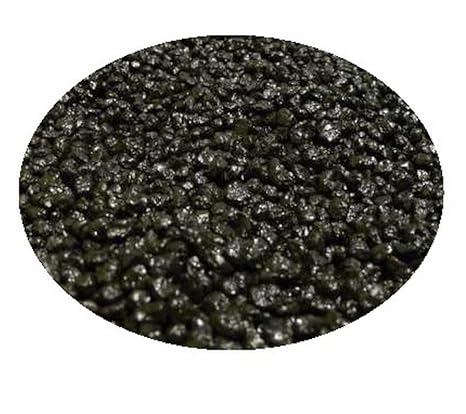 25 Kg schwarzen natürlichen Quarzkies 2-5 mm Bodengrund Aquarium Kies Sand Quarz schwarz Natur Aquariumkies