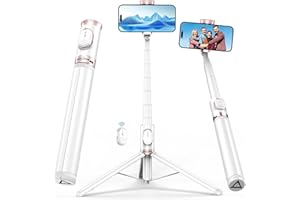 ACKIMA 67" Selfie Stick Tripod, All in One Phone Tripod with Wireless Remote, Extendable Compact Tripods Portable Travel Stand for iPhone Android Selfie/Video Recording/Live Stream/Vlog