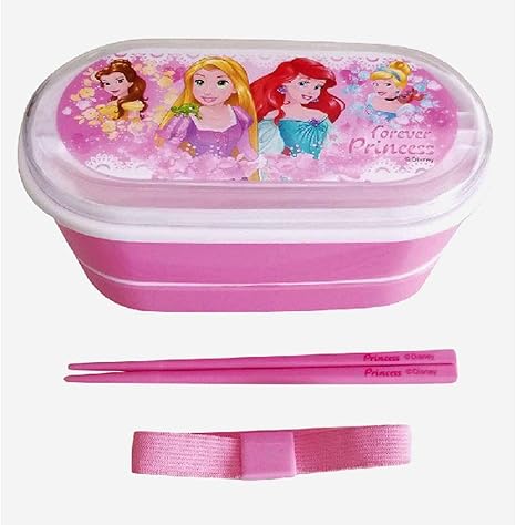 Amazon Ys Disney プリンセス ２段ランチボックス 入園 入学 弁当箱 キャラクター 食器 ランチ 昼食 遠足 キッチン 台所 ギフト プレゼント 弁当箱 オンライン通販