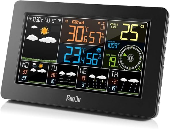 Fanju Fjw4 Wlan Wetterstation Mit App Steuerung Smart Weather