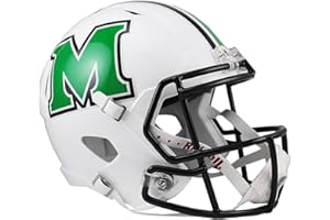 Riddell NCAA Marshall Thundering Herd Full Size Speed Replica Helmet, White, Medium