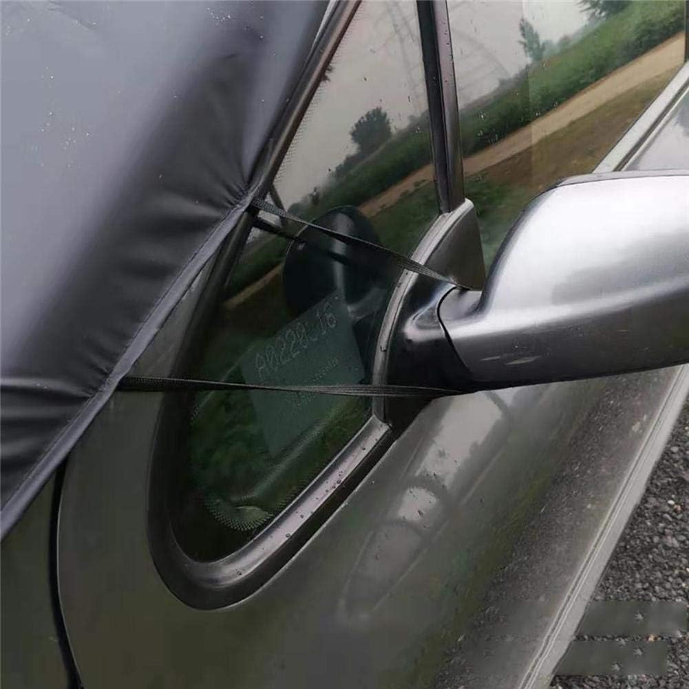 Amazon Co Jp Coldwhite カーフロントカバー 凍結防止カバー 雪対策 車 省エネ 節電 フロントガラス 凍結防止シート 積雪対策 雪対策グッズ 霜取シート 霜よけ 埃よけ 厚手 Suv車 軽自動車に適用 非磁性 214 115cm 黒 車 バイク