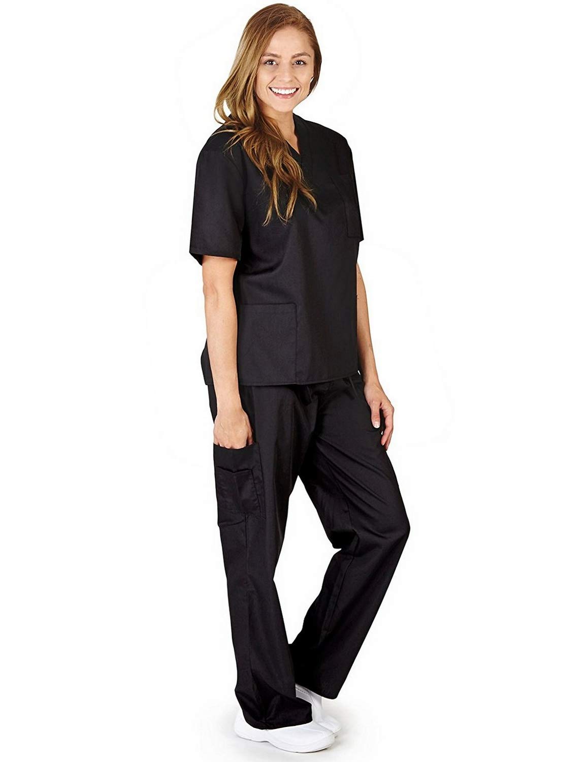 M&M SCRUBS Women Scrub Set Medical Scrub Top and
