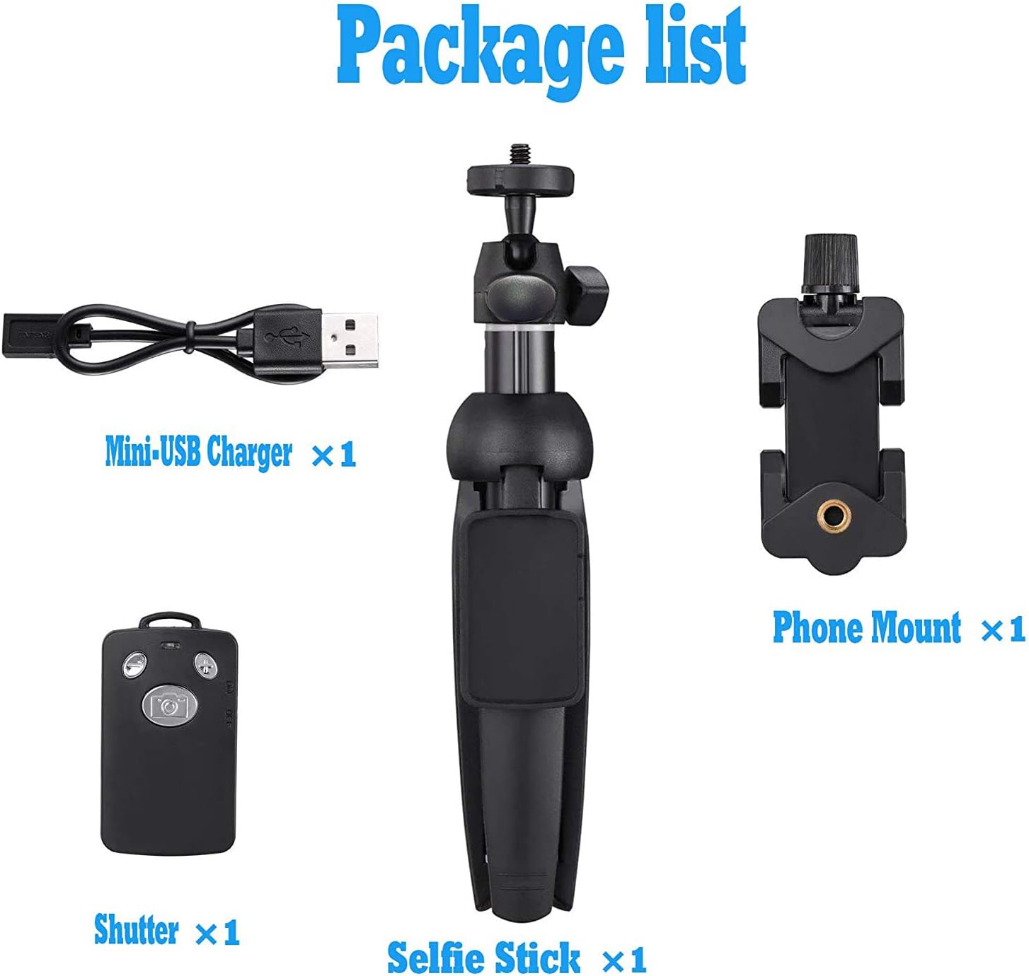Selfie Stick, 40 inch Extendable Selfie Stick Tripod,Phone Tripod with Wireless Remote Shutter Compatible with iPhone 12 11 pro Xs Max Xr X 8Plus 7, Android, Samsung Galaxy S20 S10,Gopro and More