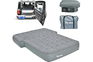 D-Hive SUV Air Mattress, Ultra-Thick Material Extra-High Car Air Mattress, SUV Mattress for Toyota 4runner, Car Mattress w/Bu