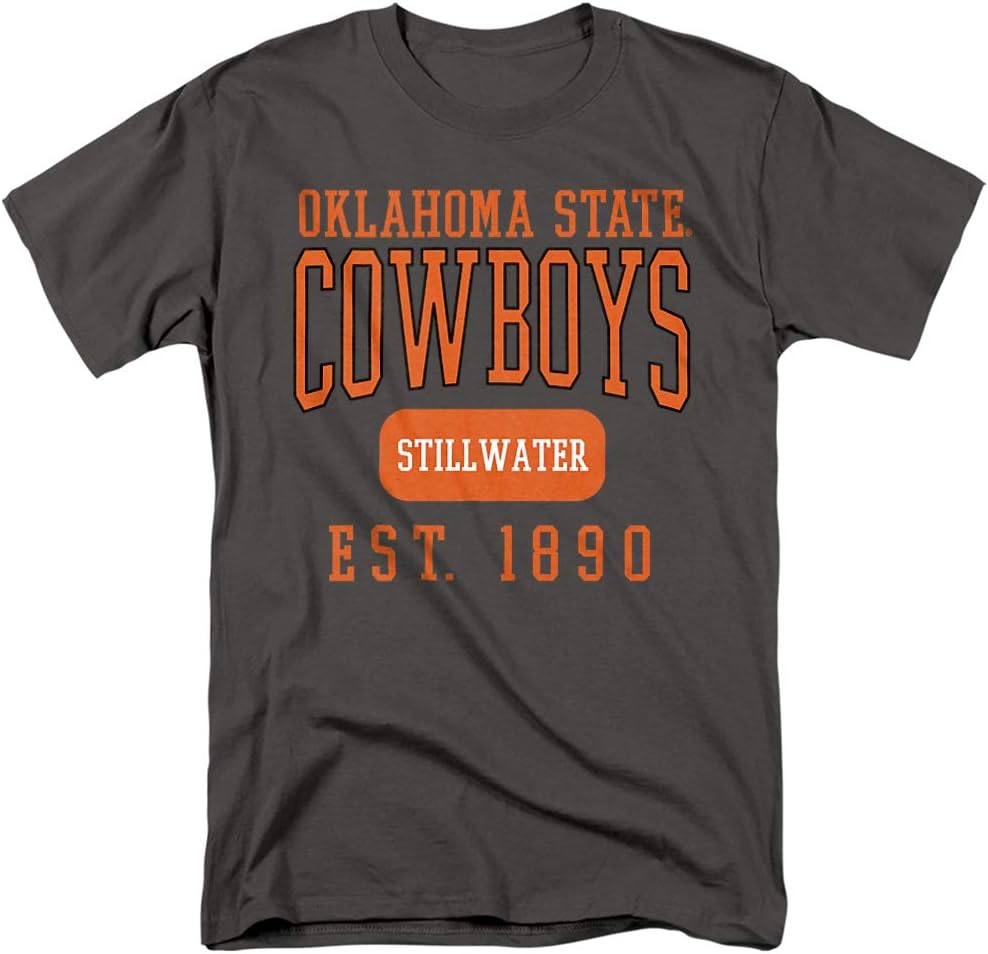 Oklahoma State University Official Founded Date Unisex Adult T Shirt Fashion