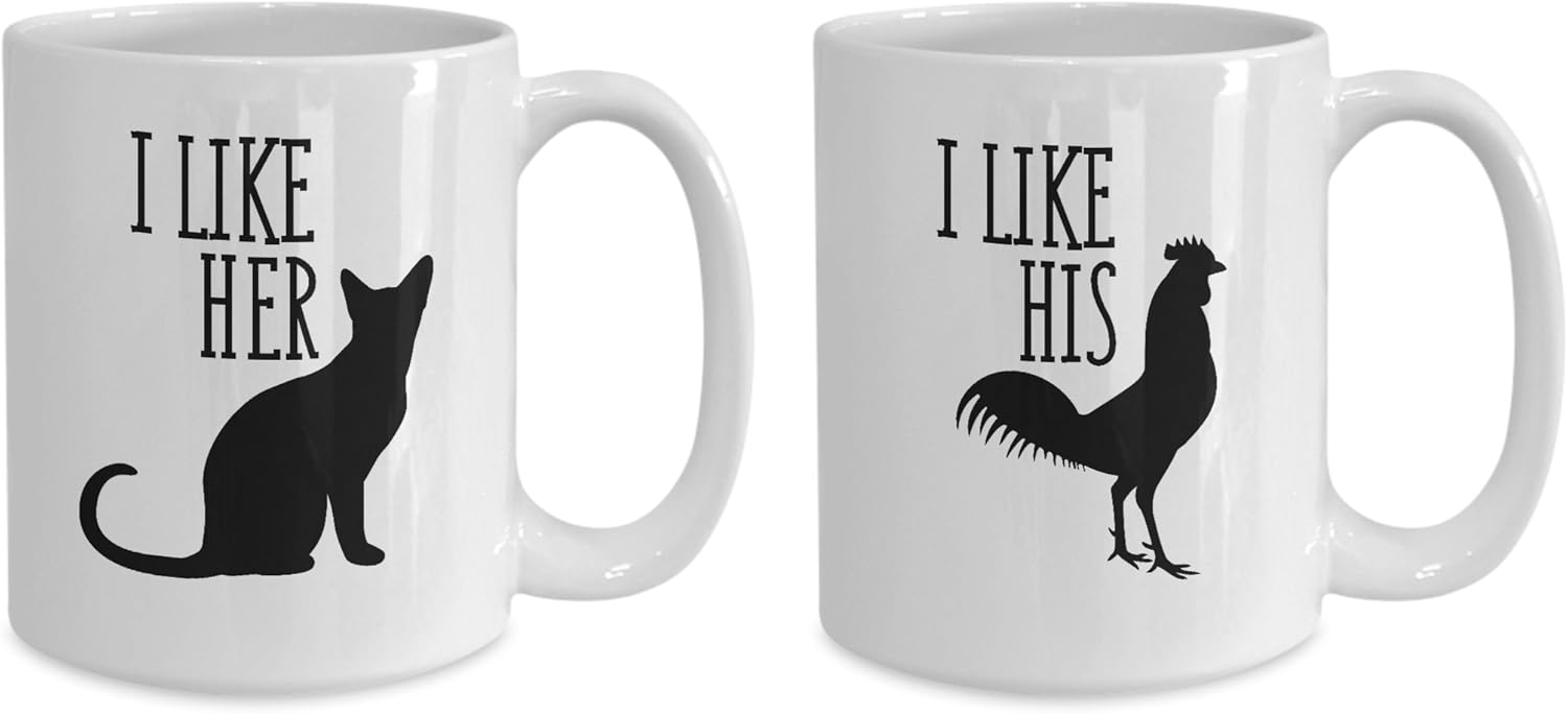 Funny Couples Coffee Mugs - Novelty 