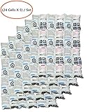 Reusable Ice Pack Sheets, Ice Packs for Coolers 5 Sheets, Flexible, Non-Toxic Ice Blankets - 13.3x14 Inches Ice Sheets (4 X 6 Cells Each),Great for Food, Hiking Camping Injuries and Pain Relief