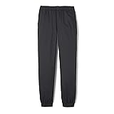French Toast Boys' Big Pull-on Jogger, Black, 8