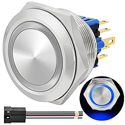 ZJWZJH 30mm Momentary Push Button Switch Waterproof