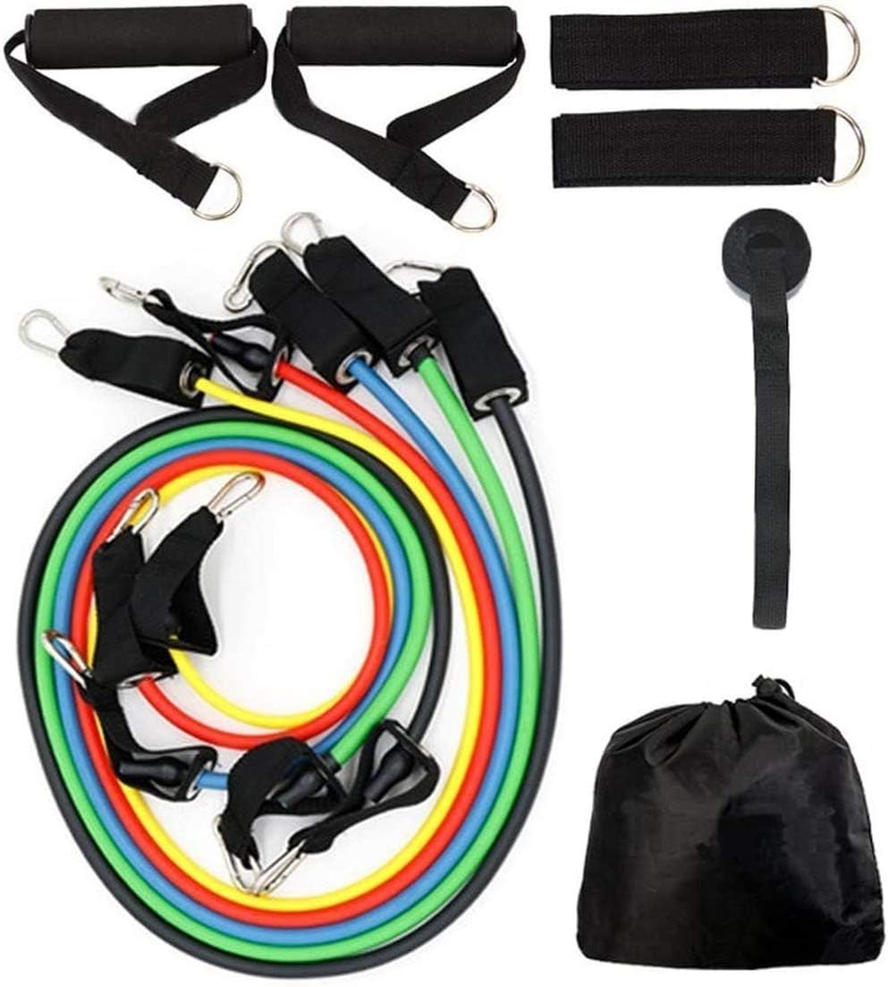 YOIN Resistance Band Set with Door Anchor Workout Stretch Bands Ankle Strap Resistance Band Carrying Case