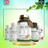 Natural Answers 180 Maca Root Capsules 10000mg Vegan UK Made view 6