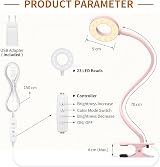 iZELL LED Desk Lamp Clip on with 3 Colour Modes 10 Brightness view 6