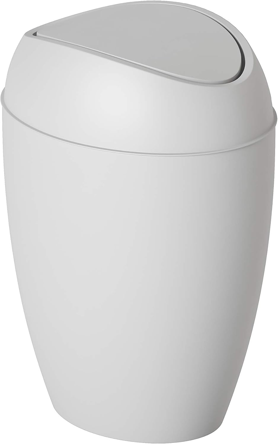 Umbra Twirla, 2.4 Gallon Trash Can with Swing-top Lid, Gray: Home & Kitchen