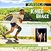 ANRI.E. Knee Brace for Meniscus Tear Arthritis - Patella Stabilizer Knee Braces for Men Women - Compression Knee Brace for Running Volleyball - Knee Support Sleeve Crossfit Powerlifting - Black, L