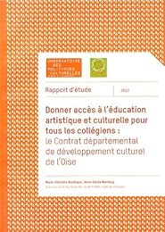 Donner accès à l'éducation artistique et culturelle pour tous les collégiens