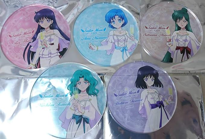 Amazon Co Jp セーラームーン カフェ エターナル コースター ほたる 蛍 亜美 レイ みちる アニメ 劇場版 映画 サターン マーキュリー ネプチューン 限定 ホビー 通販
