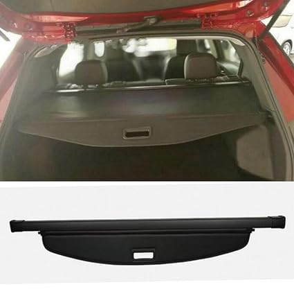 Vesul Black Tonneau Cover Retractable Rear Trunk Cargo Luggage Security Shade Cover Shield Fits On Kia Sorento 2016 2017 2018 2019 Center Floor Consoles