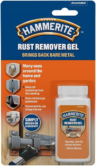 Hammerite Rust Remover Gel Blister 100ml Non Drip Rust Converter