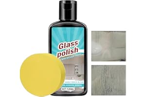 Shower Glass Cleaner - 120ml Long-Lasting Stain Remover - Bathroom Polishing Wax Stain Remover,for Window Mirror Faucet Ceram