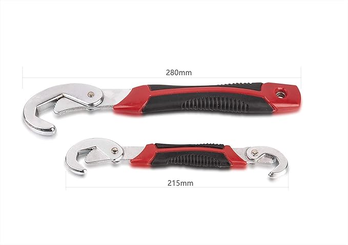 Om Anvay Snap N Grip Multipurpose Universal Wrench (Set of 2)