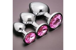 KF03-APK (3PCS) in 3 Different Sizes of Solid Diamond for Easy Training Set Exercise Plug Kits for Special Festivals for Men 