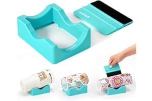 YOPPIX Silicone Cup Cradle, Cup Cradle for Tumblers and Cup Cradle for Apply UV DTF Decals/Apply Vinyl Decals/Sublimating Tumblers, Hanging Storage Cup Holder