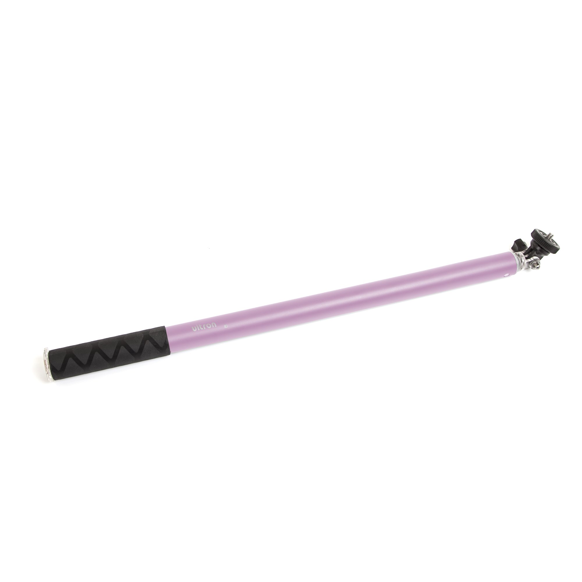 Ultron Selfie Aluminium 200 Pink, 47-200 cm Selfie Stick with Separate Bluetooth Trigger, for Smartphones such as Samsung Galaxy, iPhone and More