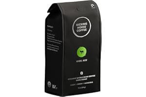 Kicking Horse Coffee, Kick Ass, Dark Roast, Whole Bean, 10 Oz