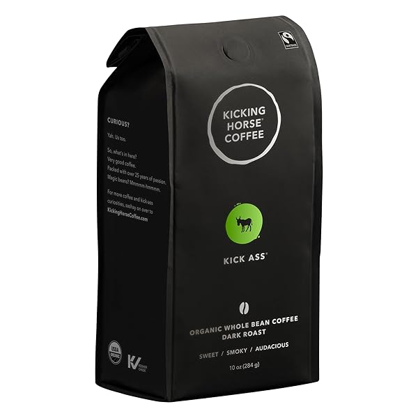 KICKING HORSE COFFEE, KICK ASS, DARK ROAST, WHOLE...