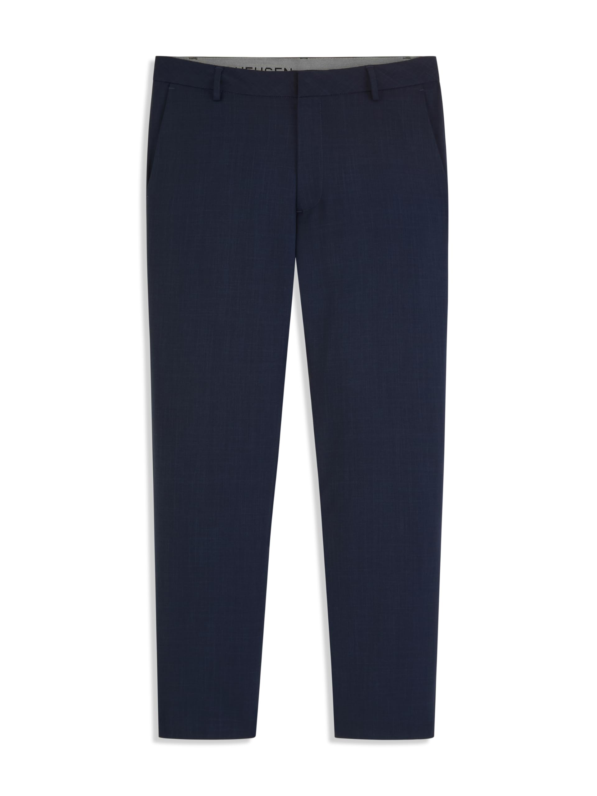 Van Heusen Men's Essential Melange Pull On Dress Pant, Navy Iris, 34IN Image