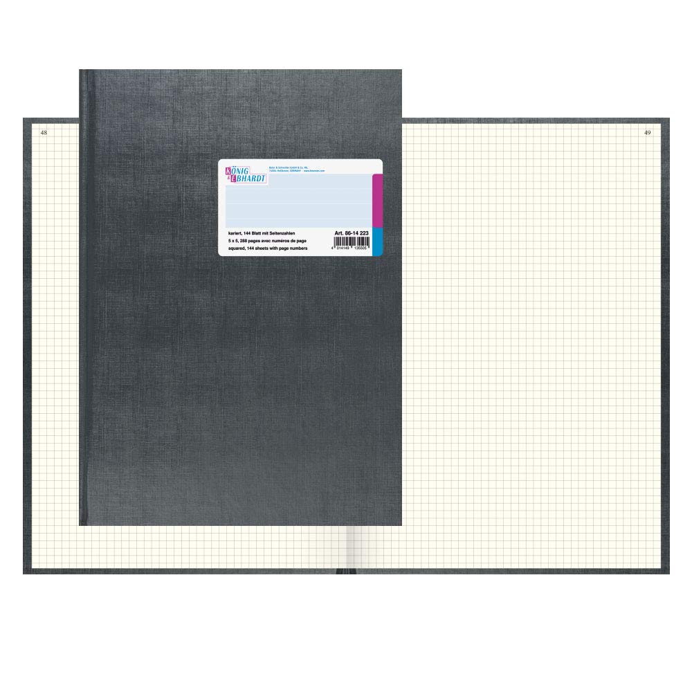 Konig & Ebhardt 8614223 600P144 Business Note Books Binding A4 80 g/m² Pack of 144 Pages