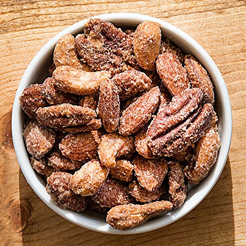 BobbySue's Nuts Original Style Nuts - All Natural Savory Snack Nuts Mix of Almonds, Cashews, Pecans, 32oz Party Size Jar