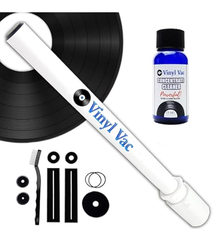 Vinyl Record Cleaning Kit, LP Label Protector, Album LP Cleaning Protector, Gemakkelijk te gebruiken Waterdichte Record Cleaner Klem Zorg Met Borstel Voor 7/10 Inch Records, Vinyl Record Care
