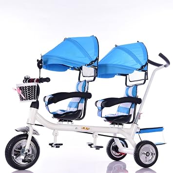 Lztet Zwillinge Drei Rad Kinderwagen Kinderwagen Faltbare Und